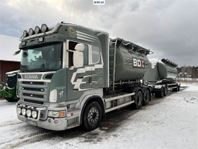 Scania R620 Bulkbil med tillhörande släp