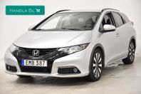 Honda Civic Tourer 1.8 Aut Elegance B-Kamera SoV-ingår 142hk