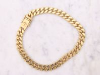 Pansararmband 18K Gult Guld - 21,7g - 19cm