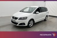 Seat Alhambra TDI 184hk 7-sits P-Värm El-Dörrar CarPlay Drag