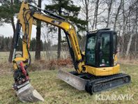 Grävmaskin CAT 305.5E2 CR med tiltrotator & s