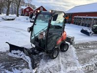 Åkgräsklippare med vikplog & sandspridare Hus