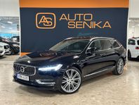 Volvo V90 D5 AWD Inscription B&W Pano VOC Drag HUD D-Värmare