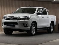 Toyota Hilux 2.4 4X4/ DUBBELHYTT/ GPS/ LÄDER/ DIFF/ VÄRMARE