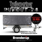 RUNOUT 2024! - Brenderup FS1425/750 Kg/ink nätgrind & kapell