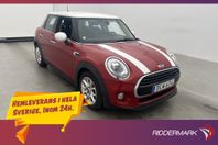 MINI Cooper 5-dörrars 136hk Pepper Excitement Sensorer
