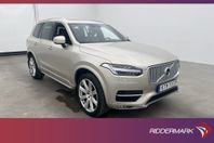 Volvo XC90 D5 AWD Inscription 7-sits Pano B&W Luft HUD Drag