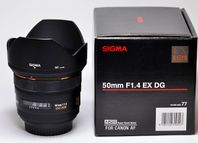 Sigm 50/1,4 EX Canon