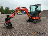 Grävmaskin med Tiltrotator Kubota KX019-4