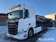 Asfaltsekipage Lastväxlare Scania R580