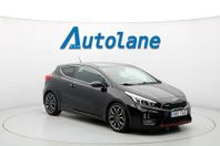 Kia ProCee'd GT, Recaro, Alcantara, Rattvärme 204hk