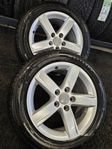 AUDI A1/A3/A4/ 16 tum original Fälgar med vinterdäck 5×112