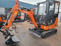 MINIGRÄVARE HITACHI ZX19-6 1,9 ton NY TILLT & 3st NYA SKOPOR