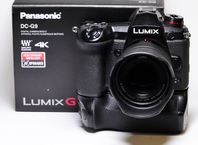 Panasonic Lumix DC-G9 + Batterigrepp +  12-60/3,5-5,6