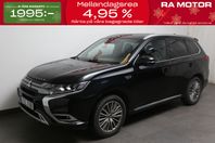 Mitsubishi Outlander PHEV 224hk Business AWD Skinn Dragkrok