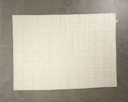 Rea: Layered Piet Checked matta 290 x 400 cm naturvit