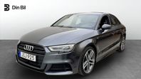 Audi A3 Sedan 30 TFSI 30 TFSI 116hk Sport S-line B&O Svart o