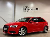 Audi A3 Sportback 1.6 TDI Ultra Lågskatt SoV-hjul PDC 110hk