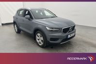 Volvo XC40 T4 190hk Momentum VOC Värm Rattvärm Navi Drag