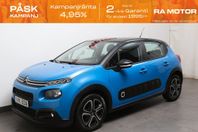 Citroën C3 1,2 PureTech 110hk Automat | P-Sen | Farthållare