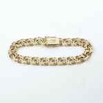 Armband Bismarck Guld 18K 21g Längd 17cm Bredd 8mm