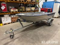 Aluminiumbåt Linder Sportsman 400 med trailer