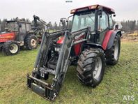 Traktor, Case  IH JX90U, Frontlastare (Se video)