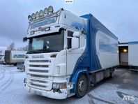 SCANIA R420 Skåpbil med Trailerbygg släp (SE VIDEO)