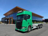 Scania R580 Tridem Lastväxlare Joab 24T Kompressor