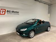 Peugeot 206 CC 1.6 Roland Garros Cabriolet 109hk 4-Sits