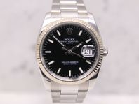 Rolex Oyster Perpertual Date - Svart - 115234 - 2017