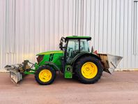 John Deere 6105 MC / Vikplog / Sandspridare