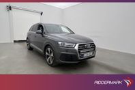 Audi Q7 3.0 TDI V6 Quattro S-Line 7-Sits Cockpit D-Värm Pano