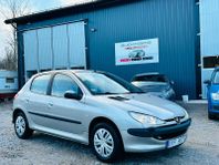 Peugeot 206 5-dörrar 1.6 TipTronic XT AUTOMAT Nybesiktad