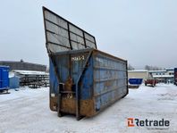 Lastväxlar container med täckning 40 m3