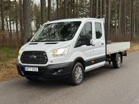 Ford Transit 350 Chassi Dubbelhytt 2.2 TDCI 155HK Flak I MOM