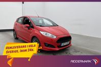 Ford Fiesta 1.0 EcoBoost 100hk ST-Line Värmare 0,49L/mil
