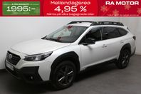 Subaru Outback 2,5 169hk XFuel Field AWD Aut Dragkrok