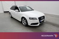 Audi A4 Avant TFSI Q 211hk S-Line Pano Sensorer Halvskinn