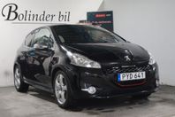 Peugeot 208 GTi 1.6 THP 200HK NYBESIKTIGAD SoV DÄCK HEMLEV