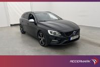 Volvo V60 D4 181hk R-Design VOC D-Värm Skinn Navi Rattvärme