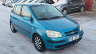 Hyundai Getz 5-dörrar 1.6 besiktigad 15400mil