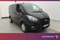 Ford Transit Custom Fjärr-Värmare Dragkrok 3-Sits PDC Moms