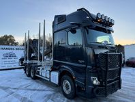 MB Actros 3363, 6x4, Timmerbil, Ny Besikt / Ny Servad