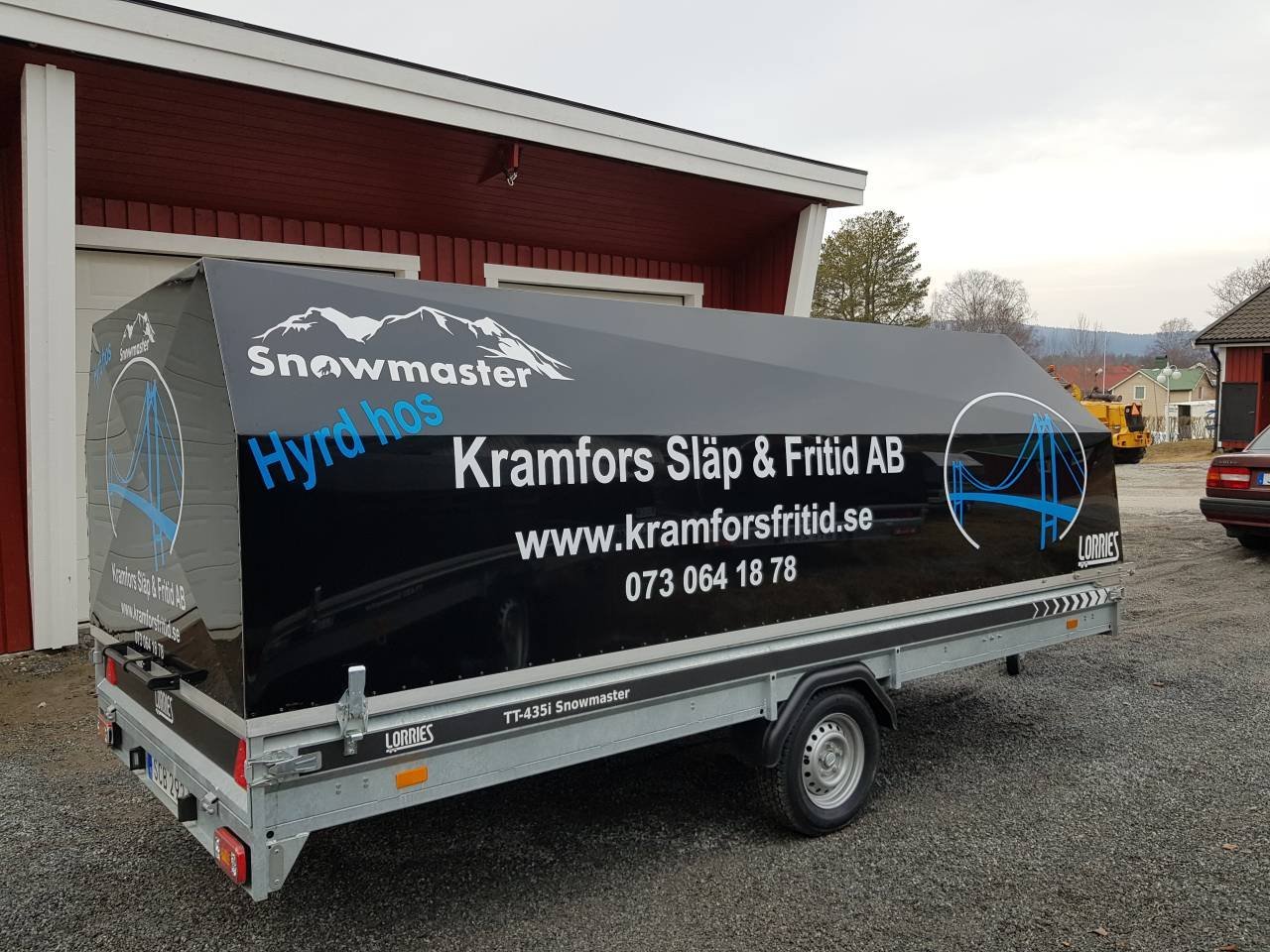 UTHYRES Kåpvagn Släptransport...