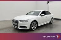 Audi A4 Sedan TDI Q 190hk S-Line D-Värmare Adaptiv-fart