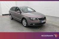 Skoda Superb Kombi TSI 160hk Business Fjärr-värm Skinn Navi