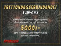 Pilote Van 630 J Långbädd, ac, solcell, fri vinterförvaring