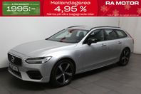 Volvo V90 Recharge T8 392hk R-Design AWD VOC Drag Leasbar