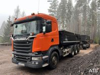 Kassettekipage Scania R560 8X4*4 CMT Chojnice släp (SE VIDEO